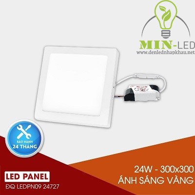Đèn Led Panel Điện Quang 24W LEDPN09 24727 300x300 warmwhite