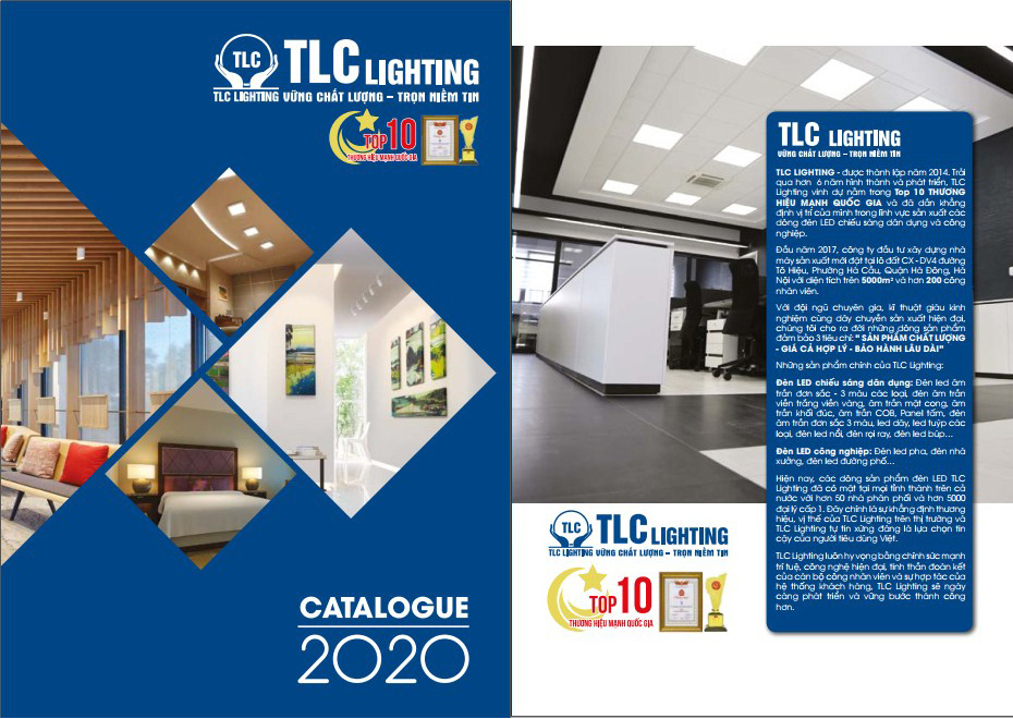 Catalogues đèn LED TLC Lighting năm 2020 