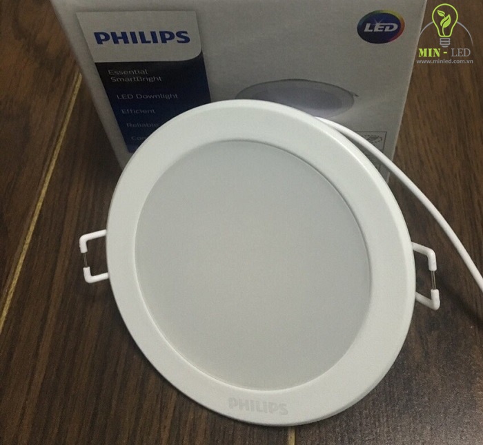 Mẫu đèn LED âm trần tròn 7W DN027B G2 của hãng Philips