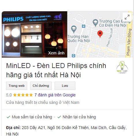 Địa chỉ bán đèn LED Philips chính hãng giá tốt