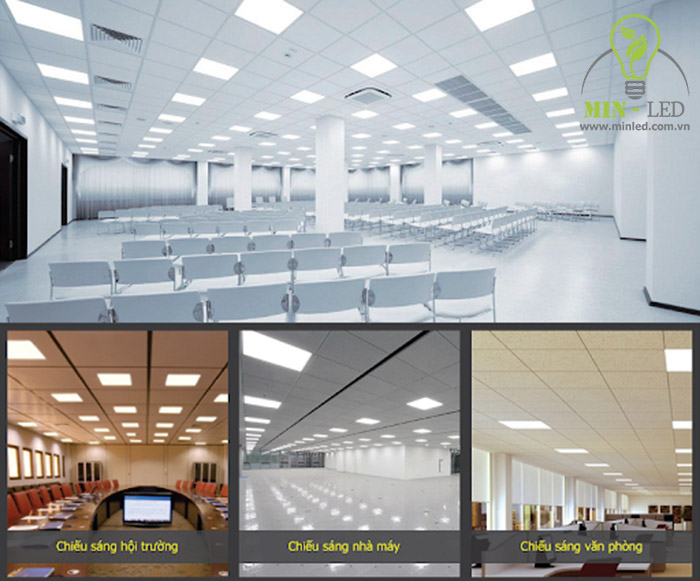 Đèn LED Panel 600x600 Rạng Đông được sử dụng chiếu sáng tại những nơi có diện tích rộng-1
