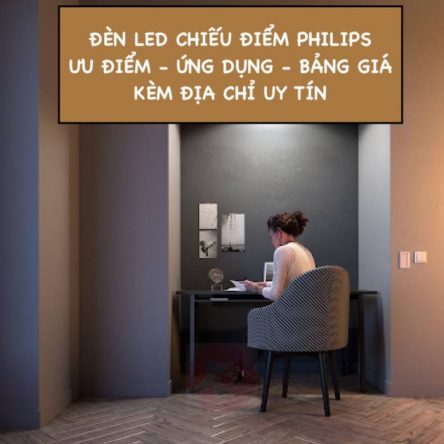 TOP 36 mẫu đèn LED chiếu điểm Philips chất lượng nhất 2023