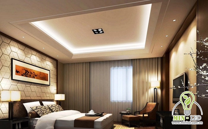 Tùy vào phong cách thiết kế để chọn loại đèn LED trang trí phòng ngủ cho phù hợp nhất