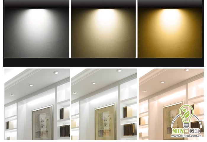 Sự khác nhau giữa các chế độ màu sắc đèn led âm trần panasonic 3 màu