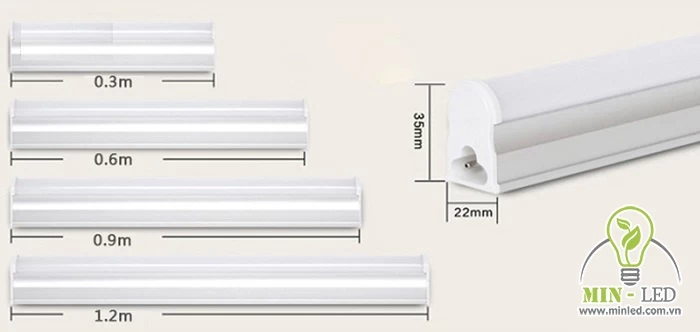 26 mẫu đèn LED T5 đủ kích thước kèm báo giá chi tiết