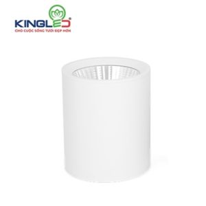 Đèn LED ống bơ chiếu rọi KingLED 20W vỏ trắng